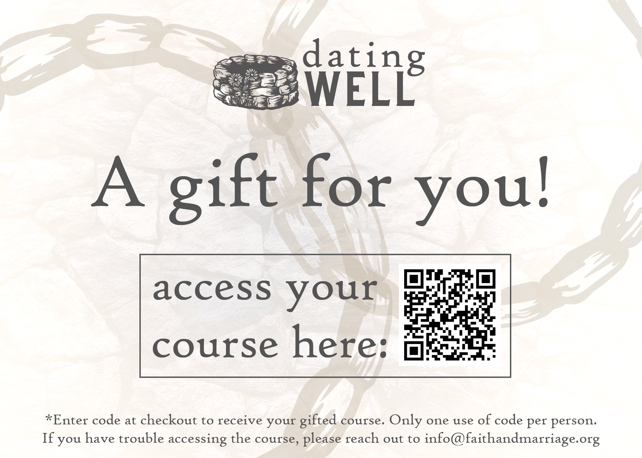 Dating Well Gift Card